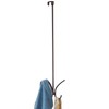 InterDesign Axis Easy Reach 24" Quad Hook, Over the Door