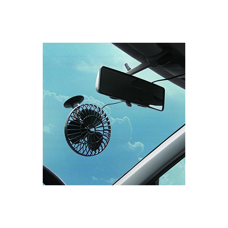 Carpoint 0510019 Fan with Suction Cup Attachment 12 V