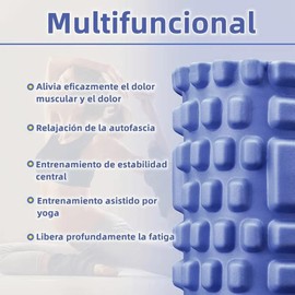 Rodillo de Espuma de Alta Densidad Rodillo Masaje Muscular Rodillo, Foam Roller para Corporal, Foam Roller para Relajación Muscular, Rodillo de