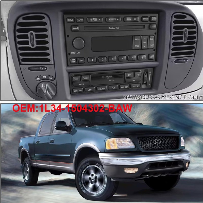 Center Dash Radio Climate BEZEL Panel for Ford F150 Expedition