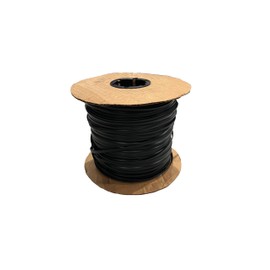 .310 Flat Vinyl Spline (Black) at 100 feet for Aluminum Screen enclosures, Pool enclosures, Lanai, and Outdoor Aluminum Room framing. (.310 Flat Spline, 100 Feet)