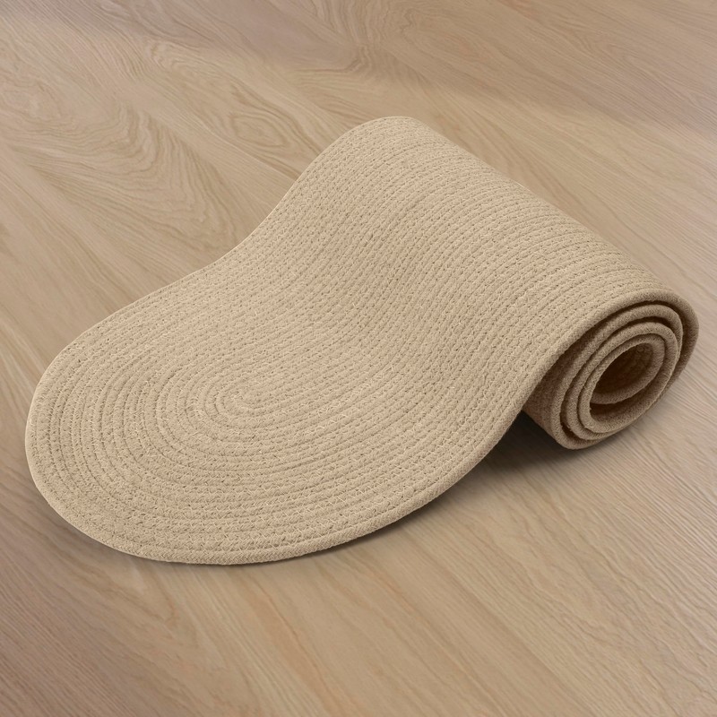 Encasa XO Dining Table Runner | Handmade Ribbed Style Cotton