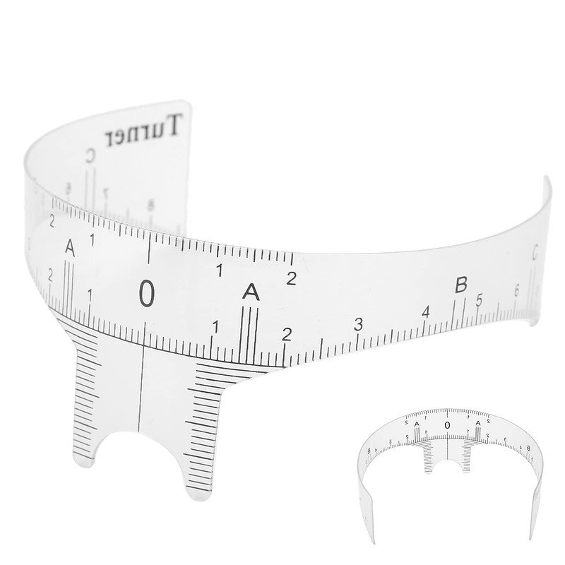Eyebrow Ruler, Microblading Ruler Portable for Makeup (Nose Bridge Ruler