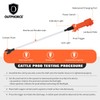 Cattle Prod, Rechargeable Electric Livestock Prod with 2 LED Lights,
