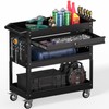 3 Tier Rolling Tool Cart on Wheels, Heavy Duty Industrial