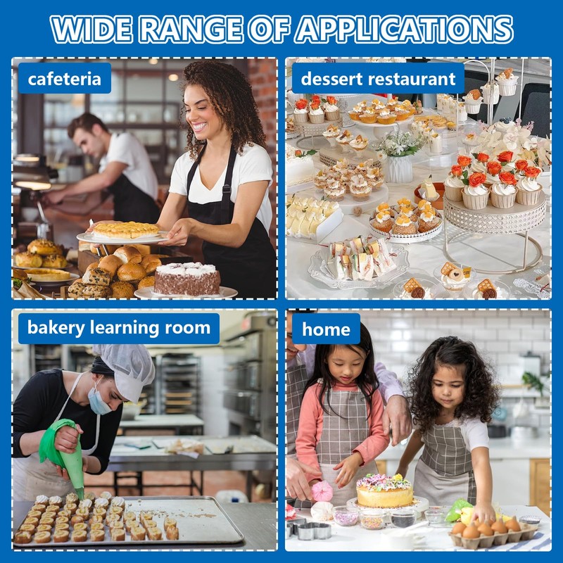 LDHHYH Set of 2 Baking Frames, Rectangular, Adjustable, Adjustable: 15.5-28