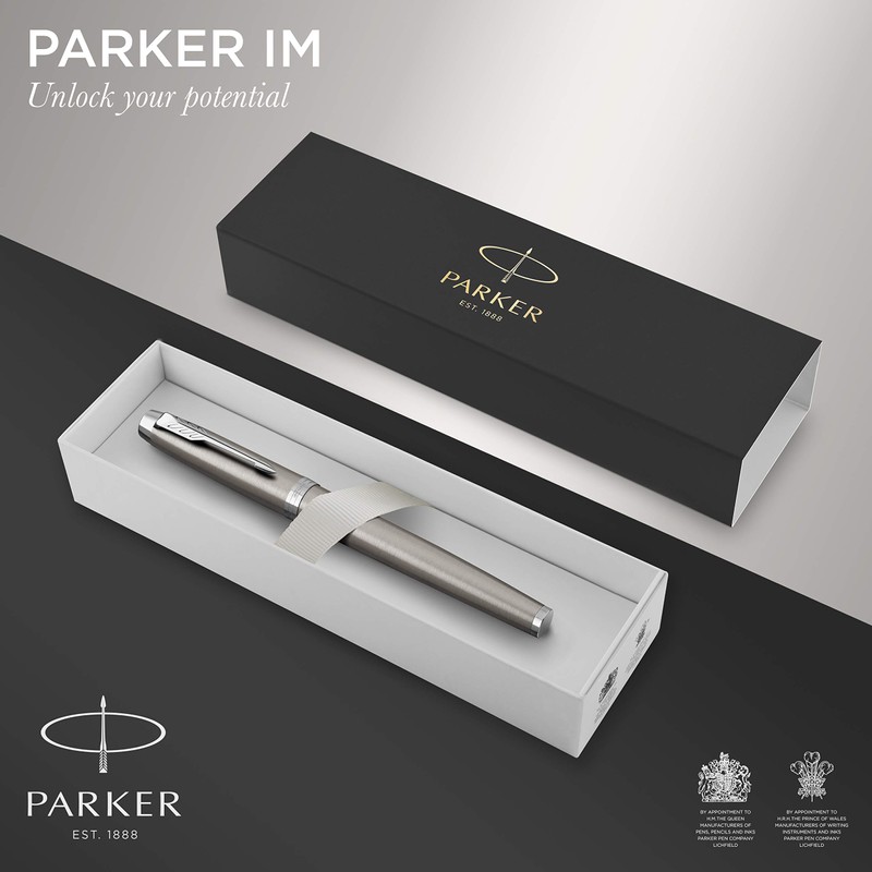 PARKER IM Rollerball Pen | Stainless Steel with Chrome Trim
