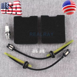 realray New Tune Up Air Filter Fuel Line Kit For HUSQVARNA 145BT 155BT 145BF #53100443
