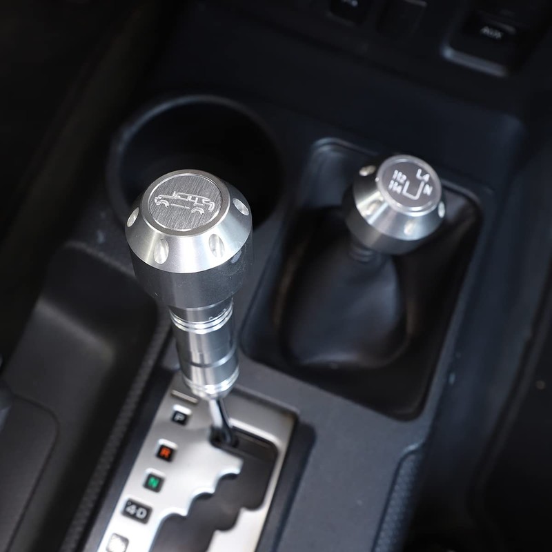 HIRUFAIT Car Shifter Knob Stick Head Replacement for Toyota FJ