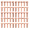 sourcing map Pack of 100 3/32" x 5/16" Flat Head