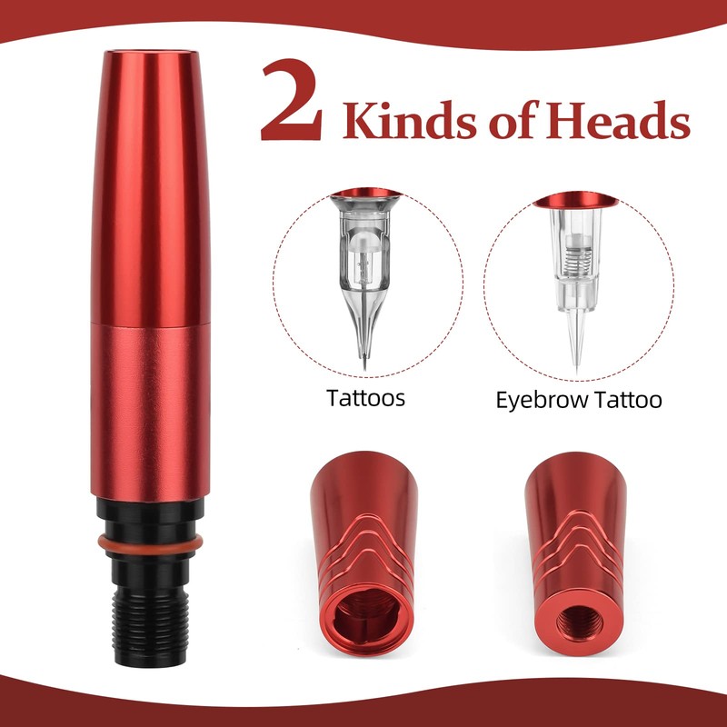 ATOMUS Red 16mm Tattoo Pen Machine Coreless Motor Rotary Machine