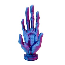 Alien Hand Game Controller Holder | STLFlix Finger Holder VR Quest Space Alien Smartphone Wallet Remote Control Key Decoration (Blue/Purple)
