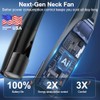 Elrerue Portable Neck Fan - 6 Speeds Rechargeable Hands-Free Cooling