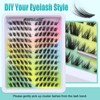 Obeyalash Fox Eye Lashes Eyelash Extensions 144 Pieces Cluster Lashes
