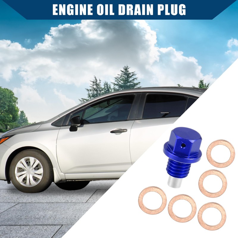 Hihaha Oil Drain Bolt/for Car/Durable Aluminum/1set