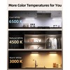 EZVALO 6-Pack Under Cabinet Lighting with Charging Station, 2000mAh Rechargeable