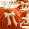 3D Plush Pumpkin Pillow Cover for Fall Decorating – Soft