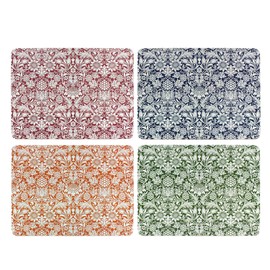 Lesser & Pavey 4pcs William Morris Sunflower Cork Back Placemats Table Protect Heat Resistant