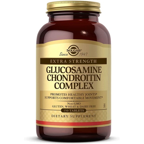 Solgar Extra Strength Glucosamine Chondroitin Complex, 75 Tablets - Promotes Healthy Joints - Supports Comfortable Movement - Non-GMO, Gluten Free, Dairy Free - 25 Servings