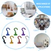 Bofanze 14 Pieces Magnetic Hooks Multicoloured Magnetic Hooks Extra Strong