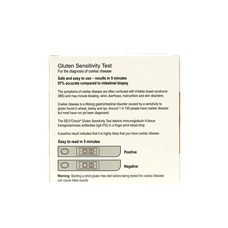 SELFCheck Gluten Sensitivity Test for Coeliac Disease