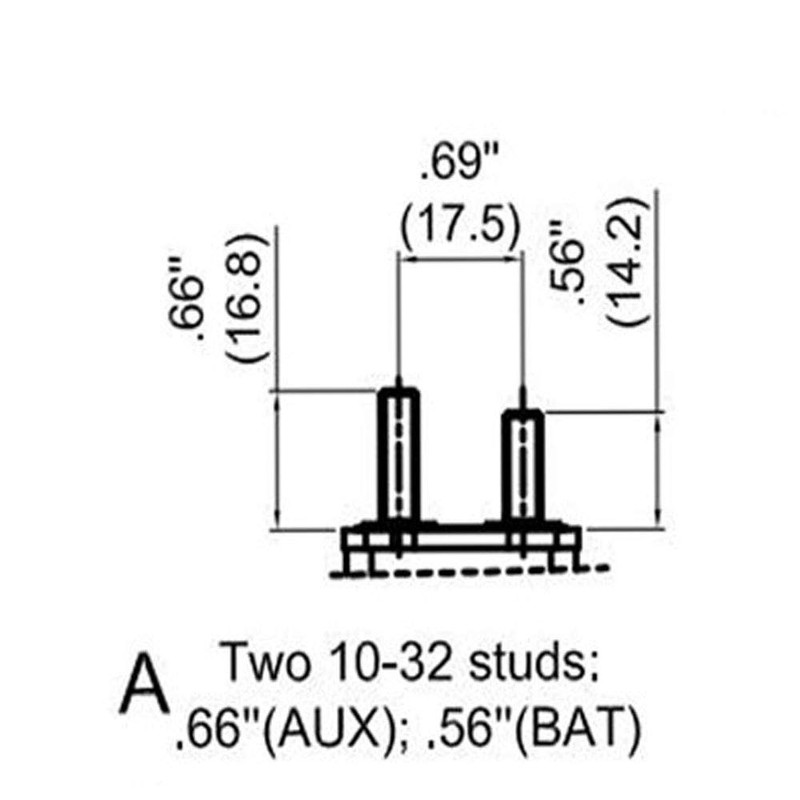 ZOOKOTO 12V 30A Auto Circuit Breaker Automatic Reset Fuse Stud