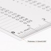 HARFINGTON 5pcs High Precision SEC Size Estimation Chart 8x5.5cm 0.2mm