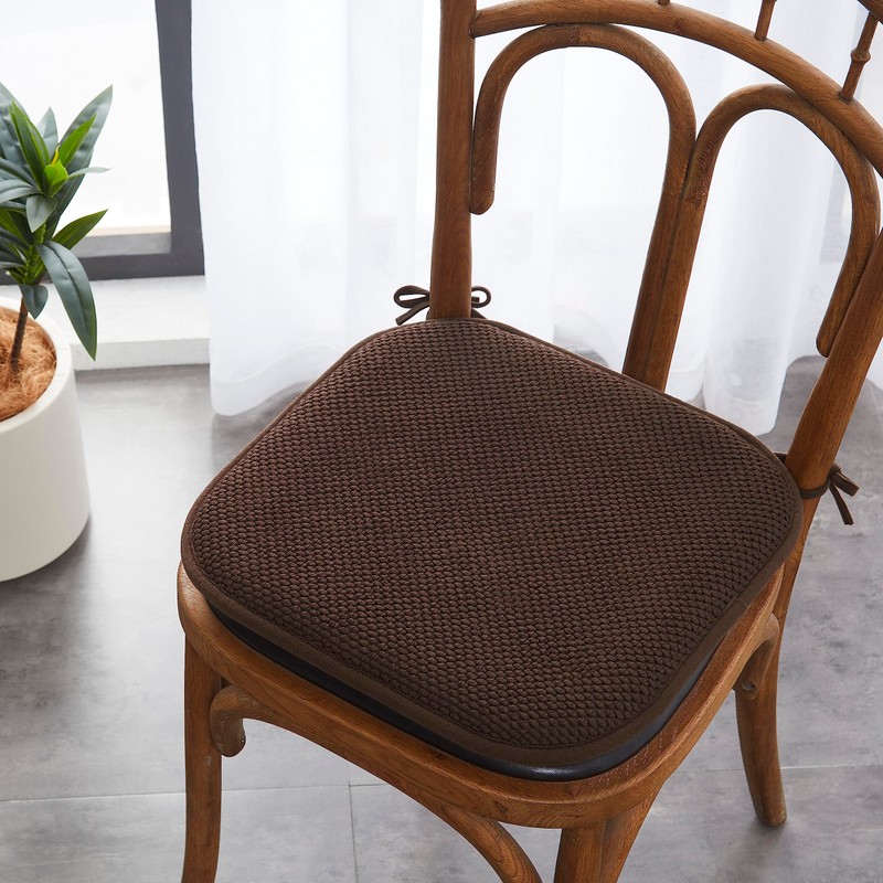 Elegant Comfort 6 Pack Chair Cushion Covers - Skid-Proof Rubber