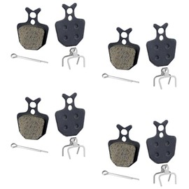 NQEUEPN 4 Pares Pastillas de Freno de Bicicleta, Excelente Rendimiento Repuesto de Pastillas de Freno de Disco de Bicicleta Montaña Compatibles con Giant DA6 DA7 DA8 para Formula The One Oro K18 K24