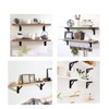 VinBee Shelf Brackets - Metal Folding Shelf Brackets for Home,