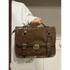 MILLEVIBE Briefcases for Women and Men - Faux Leather Cambridge