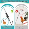 Frebuta Chicken Catcher Net Telescopic,37 to 64 in Chicken Catcher
