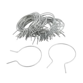 EZ Twist 4" Preformed 9 Gauge Galvanized Steel Fence Ties - (60 Pack)