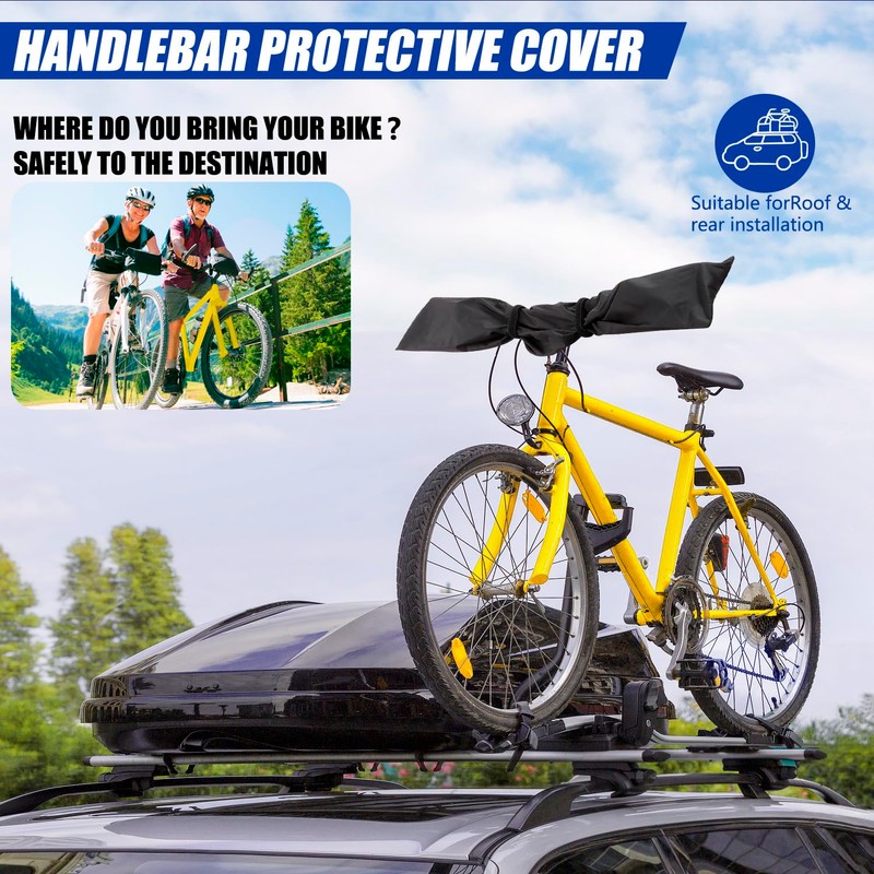 Nutmanel Pack of 2 Handlebar Protective Cover E-Bike Waterproof, Protection