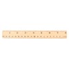 15cm,20cm, 30cm Wooden Ruler Double Sided Measuring Tool for Student