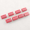 20pcs Double Row Dip Switch 6 Position Slide Type Switch
