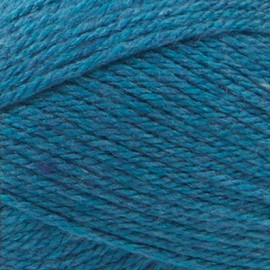 Lion Brand Basic Stitch Anti-Pilling Turquoise Heather 202-405 (3-Skeins - Same Dye Lot) Worsted Medium #4 Acrylic Yarn for Crocheting and Knitting with Project Bag