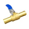 Joywayus 3/4" Hose Barb Inline Brass Shutoff Ball Valve Water