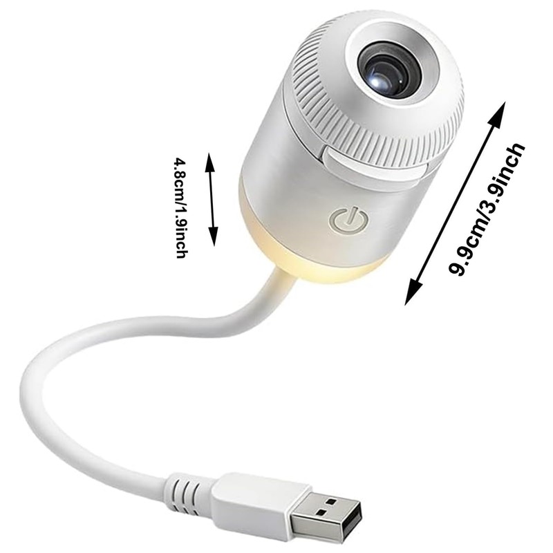 Hd Smart Dynamic 5D Holographic Night Light Projector, Plug-and-Play HD