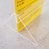 100 mm Acrylic Glass Sign Holder / Table Stand /