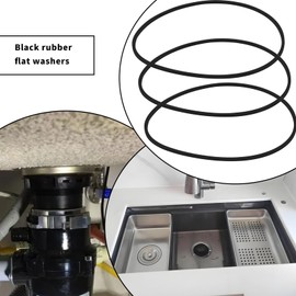 LT Easiyl 10Pcs 1-1/2" 40mm Sink Bath Waste Trap Seal Rubber Washer Trap Inlet Rubber Seal Washer Bath Seal Rubber Seal for Similer Size Traps