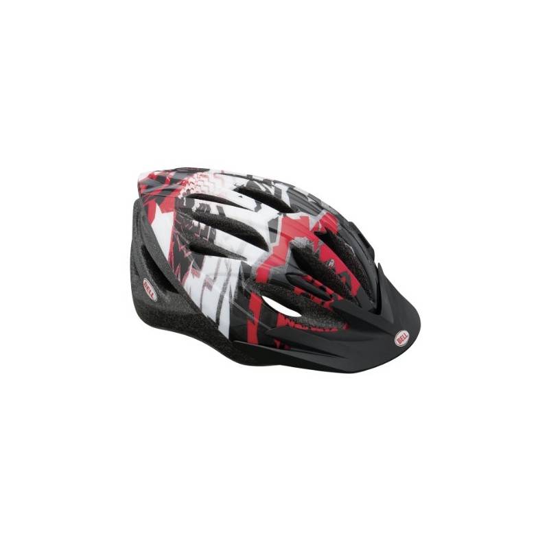 Bell Kinder Fahrradhelm Shasta, Black/red Shattered, 210070004