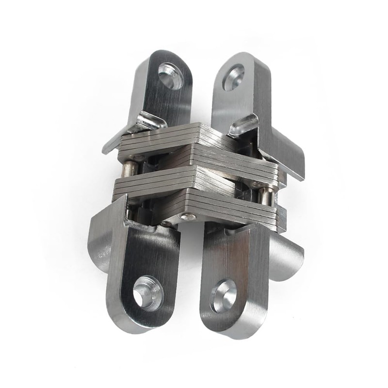 KAFENDA-Concealed Door hingesCross Hinges (1 Pair) zinc Alloy Material, 0-180