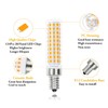 Greeogin T6 E12 10W LED Candle Bulbs,2700K Warm White,1200lm E12