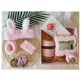 mancoyl Birthday Gift for Sister, Big Sster Gifts for Girls,Unique Gifts for Sister,Happy Gift Set for Her Best Friend Sister in law Wife Coworker Classmate, from Sister Brother Hushand,8PCS Pink