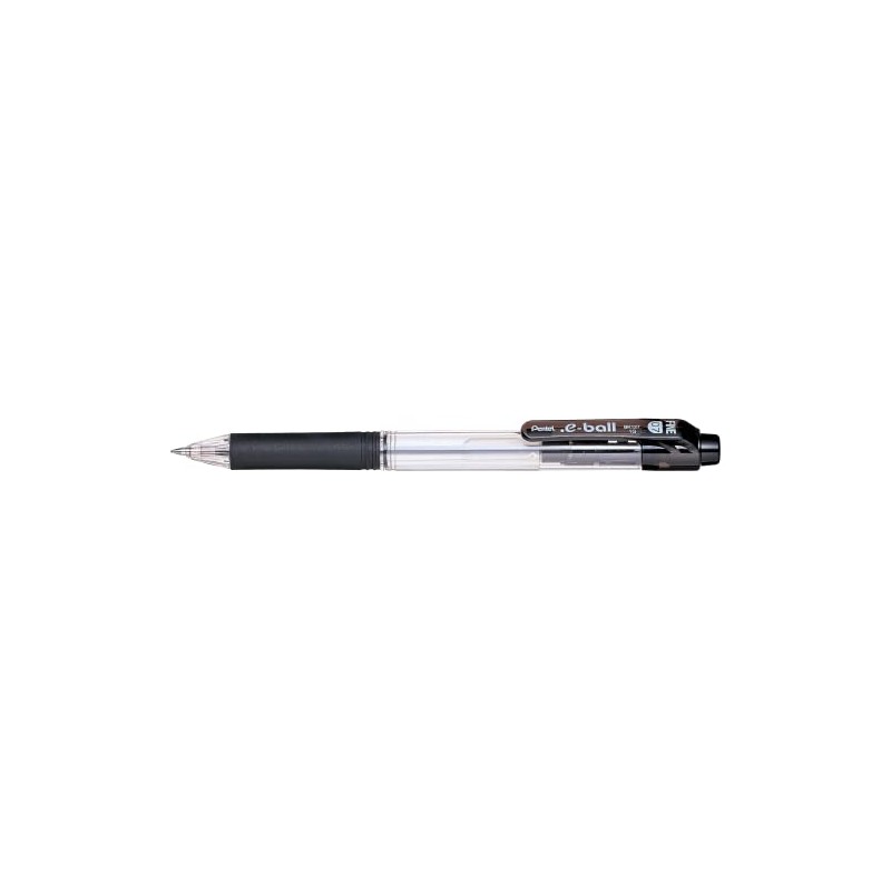 Pentel 0.7mm Tip E-Ball Retractable Ballpoint Pen - Black