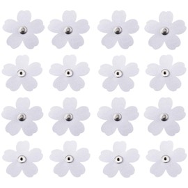 Gosknor 20pcs Duvet Snaps, Iron on Duvet Cover Holder Clips Plum Blossom Shaped Metal Snap Bed Sheet Quilt Corner Keeper Fasteners Accessories to Hold Inside Comforter in Place Prevent Shifting