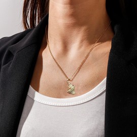 Dtexhif Natural Seashell Pendant Necklace Hollow Conch Pendant Necklace Boho Conch Pendant Necklace Shell Summer Jewelry for Women(Conch)