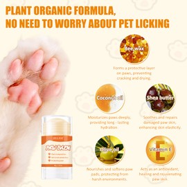 UNQBWE Dog Paw Trimmer with LED, Paw Trimmer for Dogs, Dog Grooming Kit, Dog Hair Trimmer, Dog Clippers with Double Blades, Low Noise, Waterproof, Rechargeable, for Paws, Ears, Face, Rump