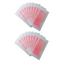 FOMIYES Hair Removal Wax Strips Kit 20pcs Disposable Strips Skin Wax Papers for Body Quick Easy to Use